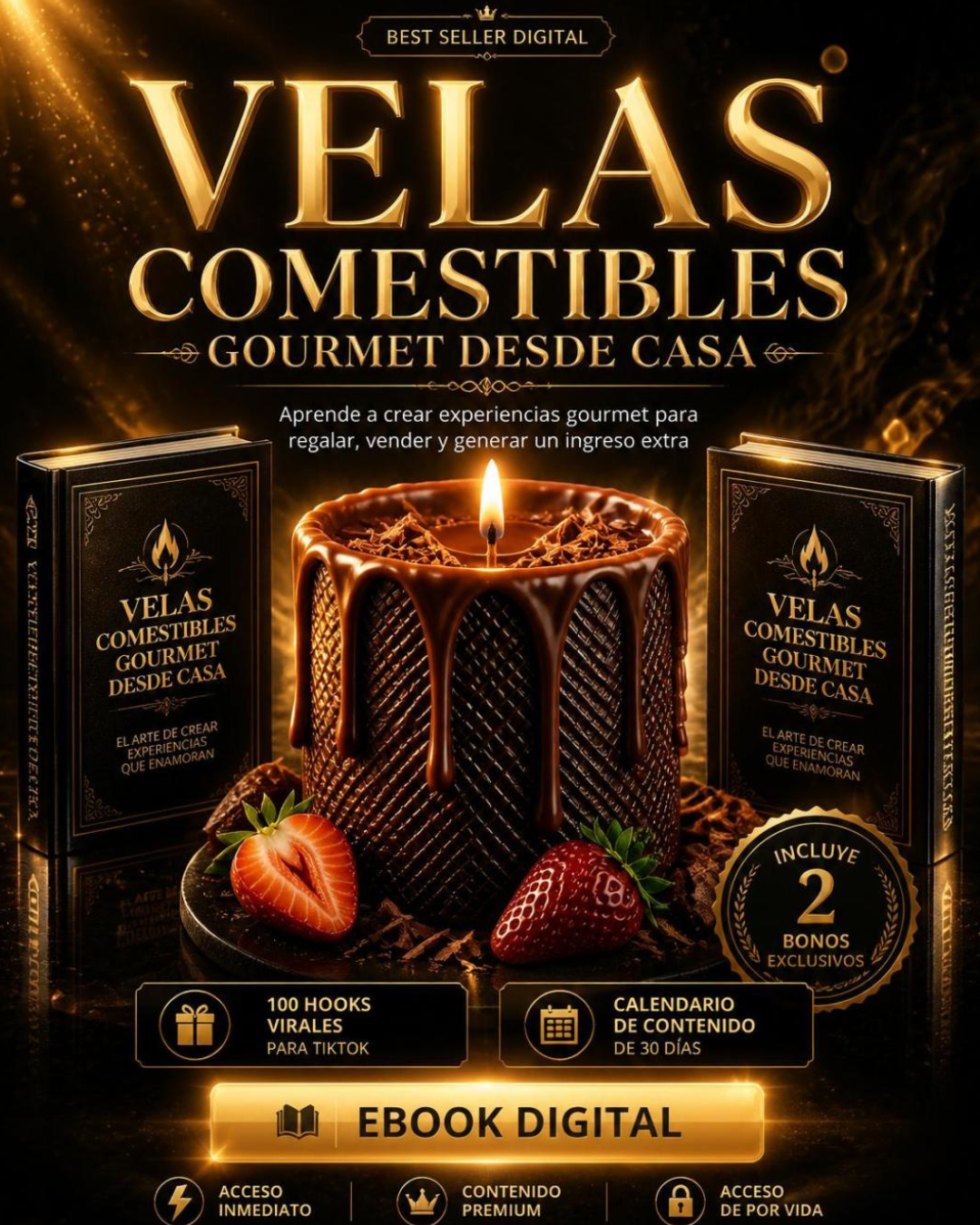 VELAS COMESTIBLES GOURMET